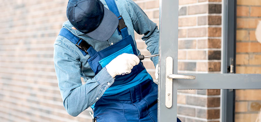 Pivot Storefront Door Locks Installation in Decatur, Illinois